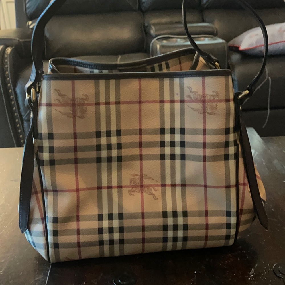 Burberry hobos bag.
